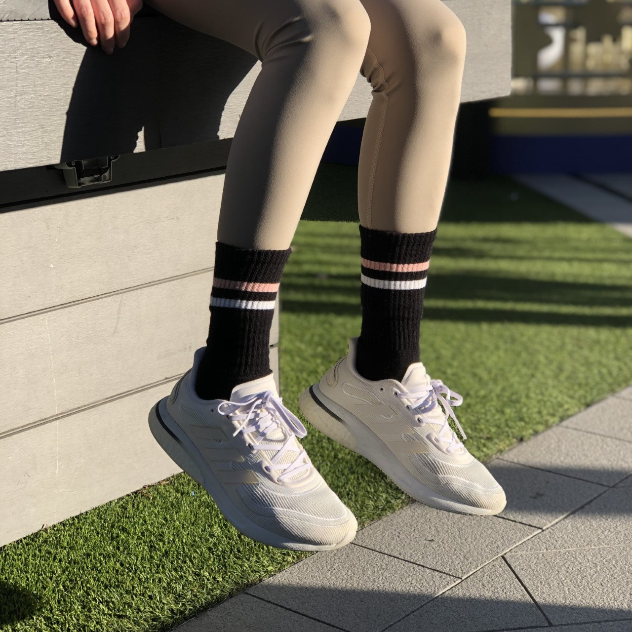 Black Anti-Slip Socks